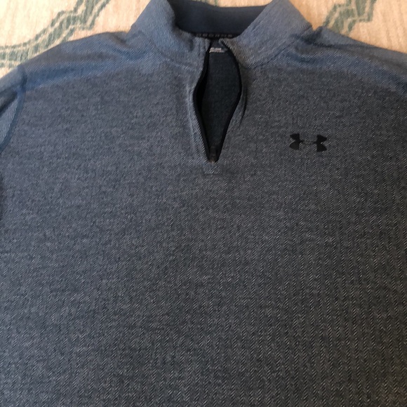 Extra large men’s Under Armour  heat gear, thread, born half zip pull over - Picture 3 of 14